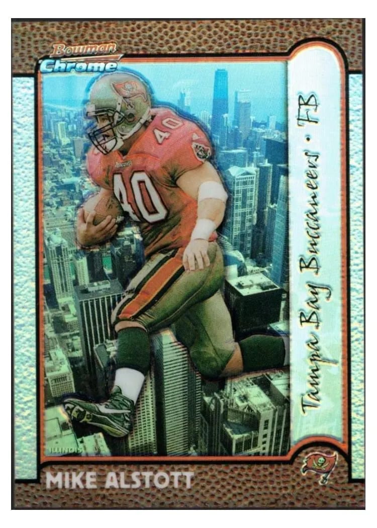 1999 Bowman Chrome Mike Alstott #59 card