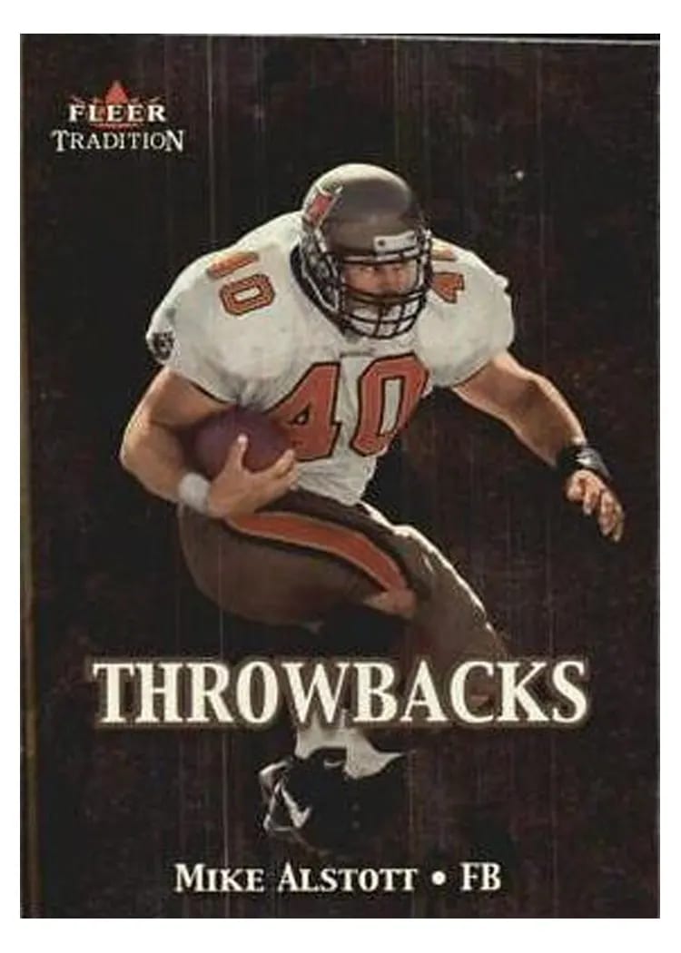 2000 Fleer Throwbacks MIKE ALSTOTT #14 card
