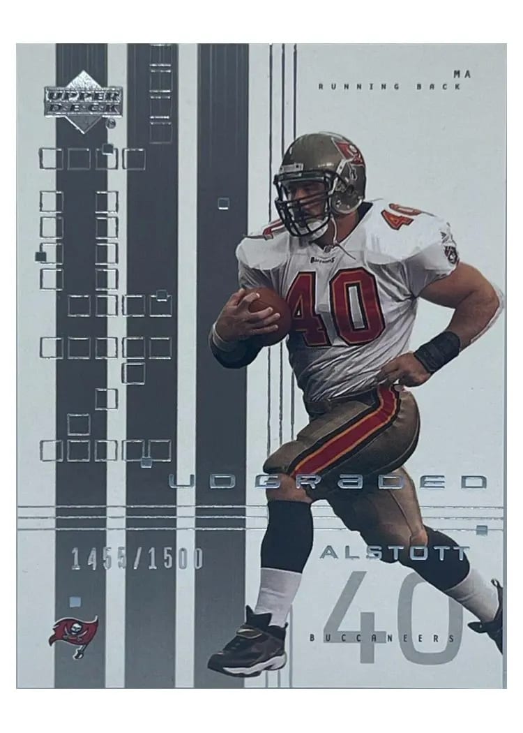 2000 Upper Deck Graded Mike Alstott #83 card