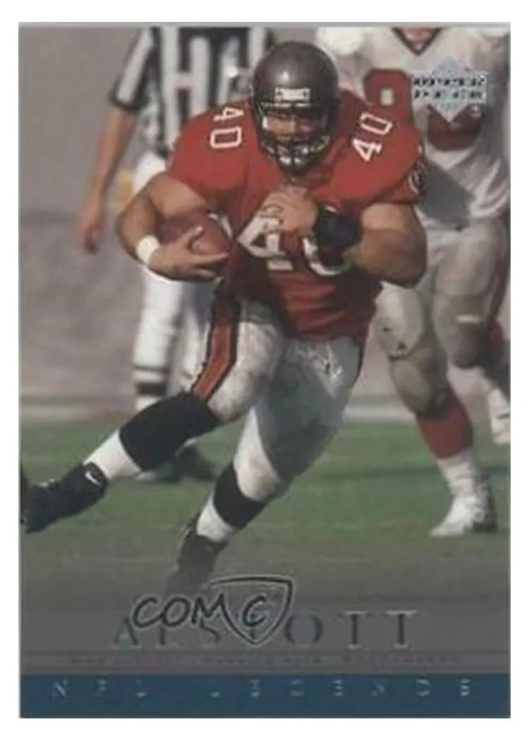 2000 Upper Deck Legends Mike Alstott #84 card