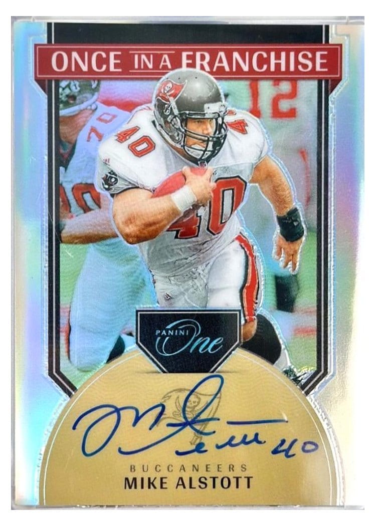 2024 Panini One Once in a Franchise Autographs Mike Alstott #343 card