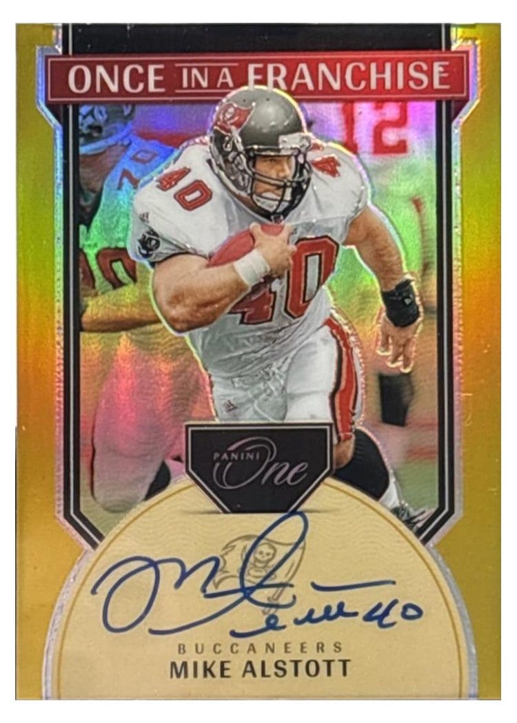 2024 Panini One Once in a Franchise Autographs Mike Alstott #343 card
