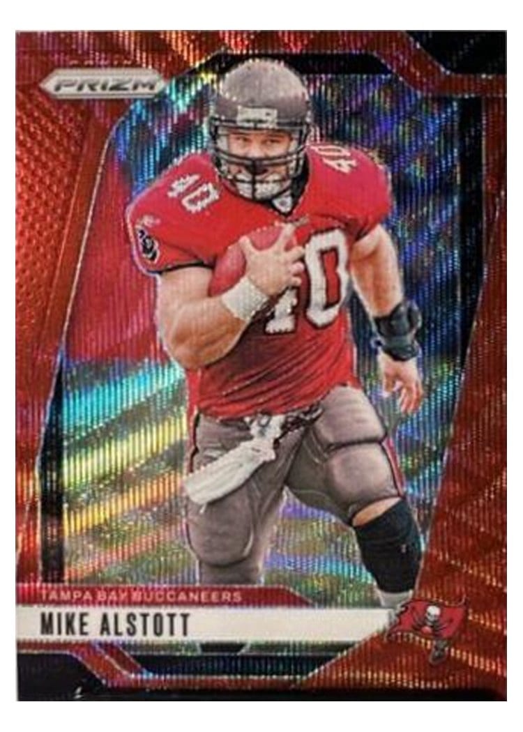 2024 Panini Prizm Base Set Mike Alstott Red Wave #275 card