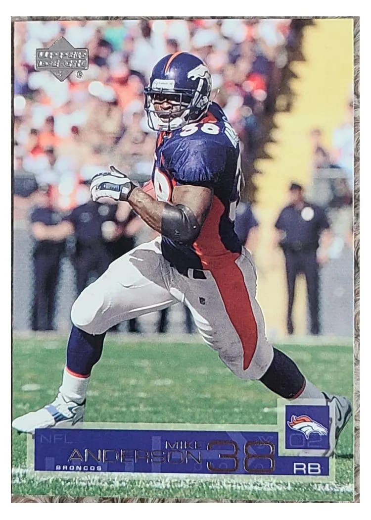 2002 Upper Deck Mike Anderson #54 card