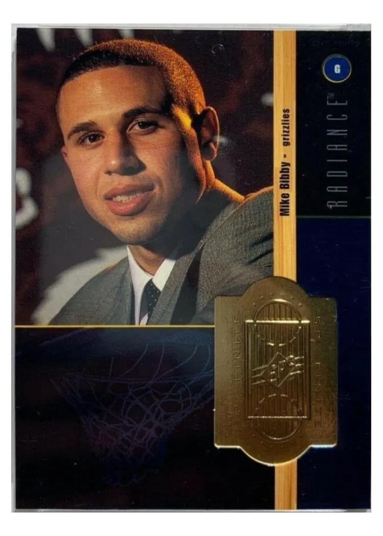 1998 Spx Finite Radiance Mike Bibby #212 card