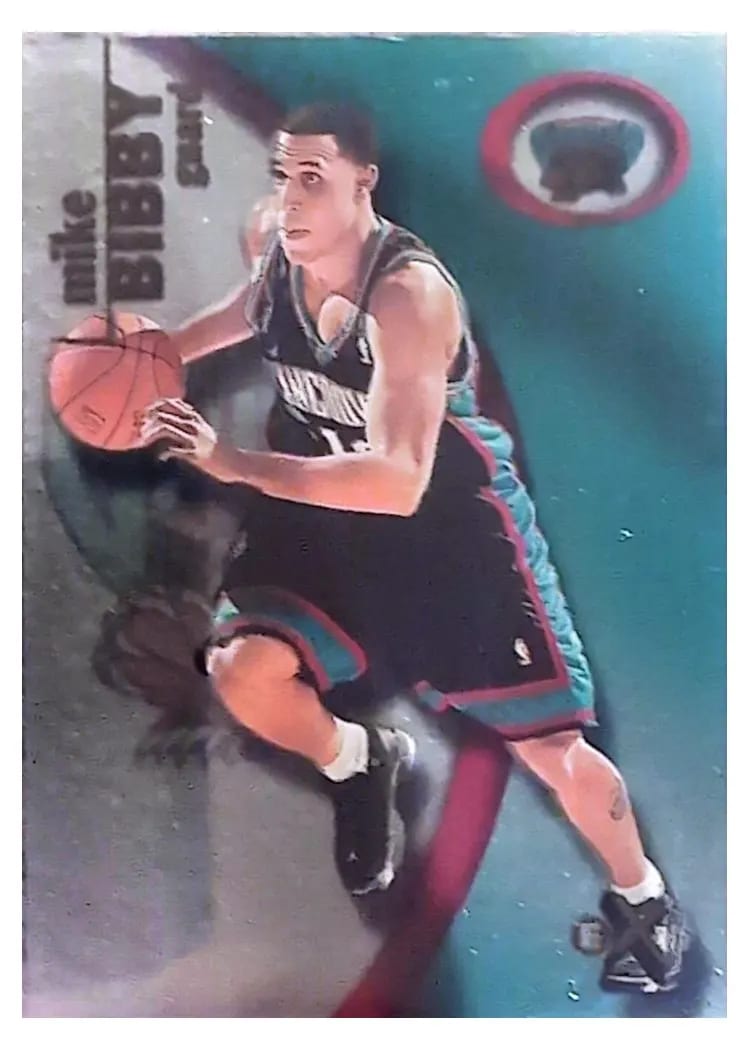 2000 Fleer E-X Mike Bibby #95 card