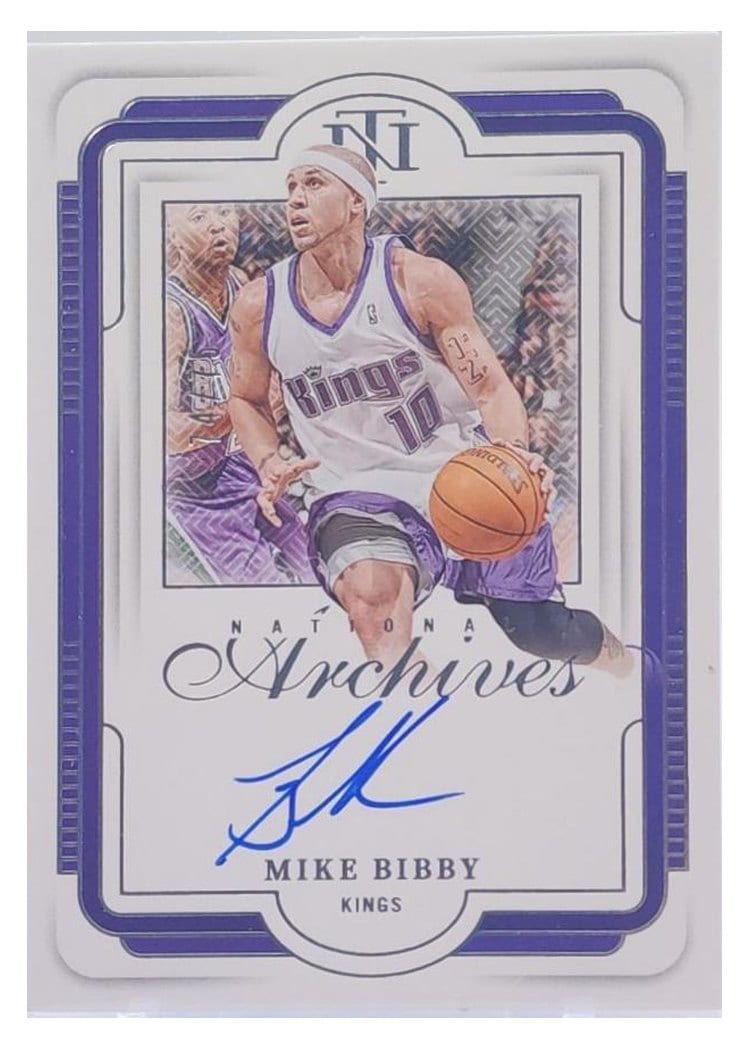 2024 Panini National Treasures National Archives Ink Mike Bibby #15 card