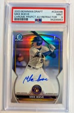 2023 Bowman Draft Chrome Prospect Autographs Mike Boeve #CDA-MB card