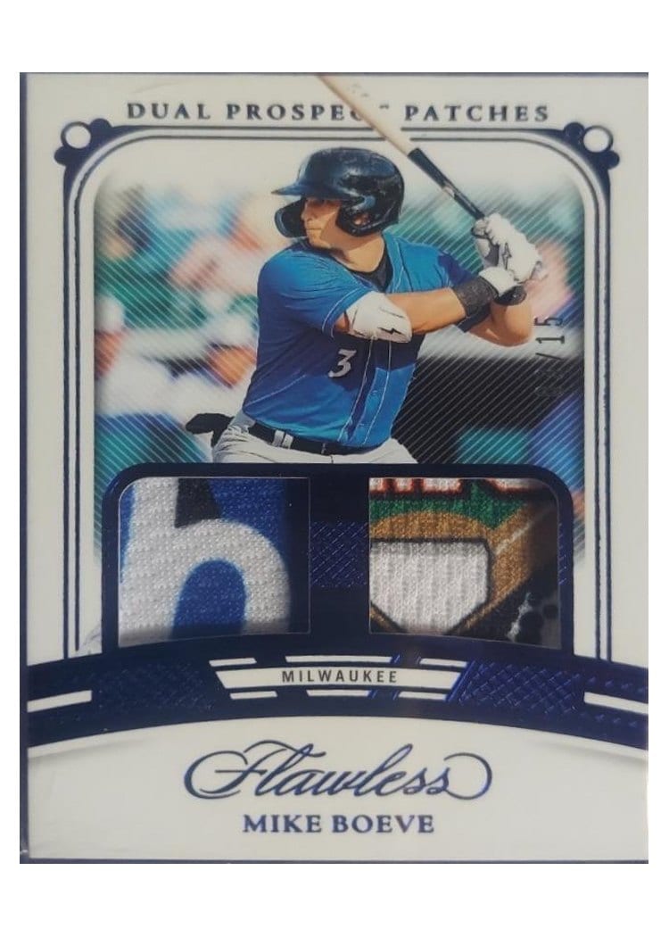 2024 Panini Flawless Dual Prospect Patches Mike Boeve #DP-MB card