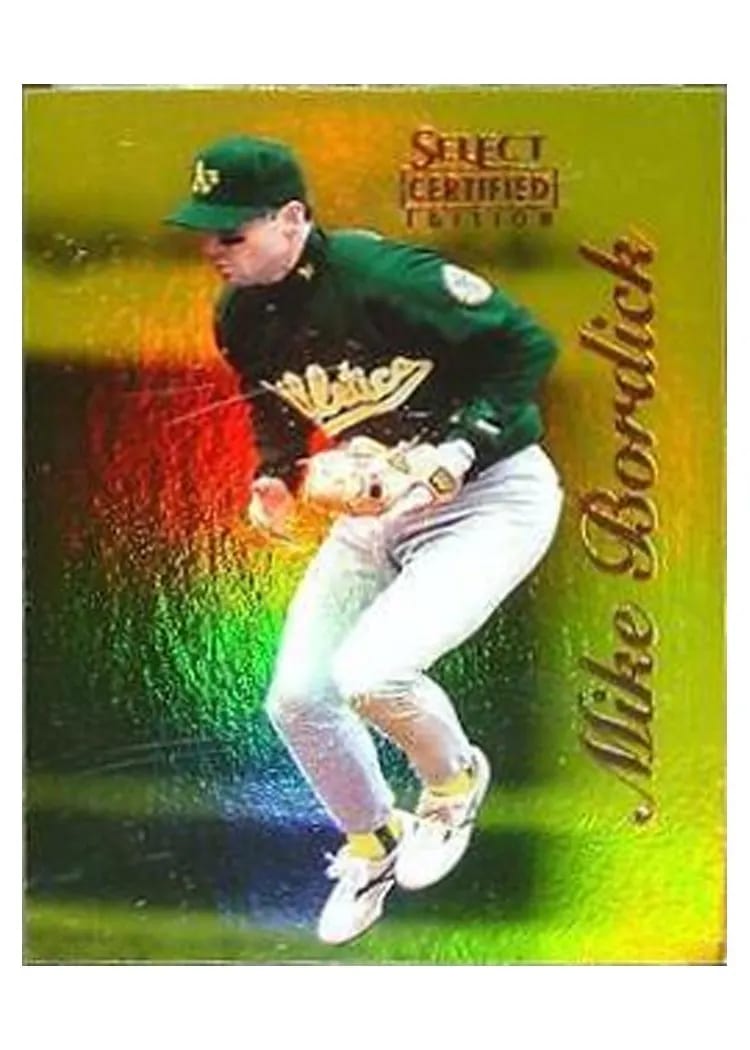 1996 Select Certified Mike Bordick #86 card