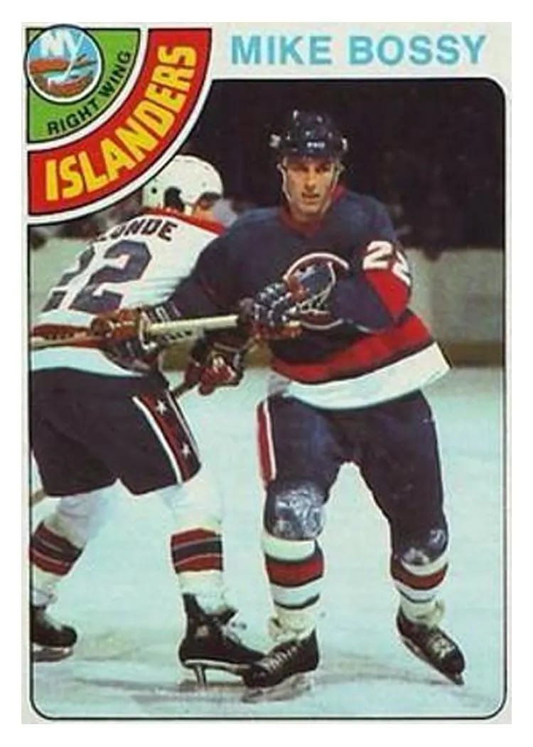 1978 Topps Mike Bossy #115 card