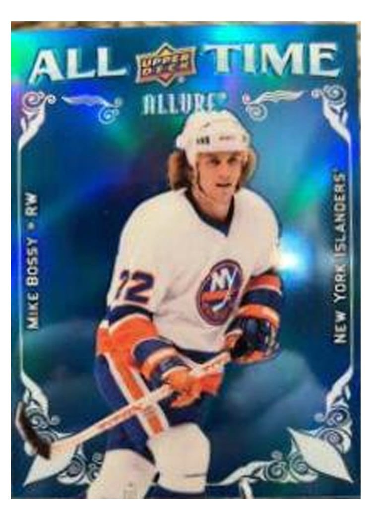 2022-23 Upper Deck Allure All-Time Allure Mike Bossy #AT-17 card