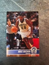 1994-95 Hoops Base Set Mike Brown #122 card