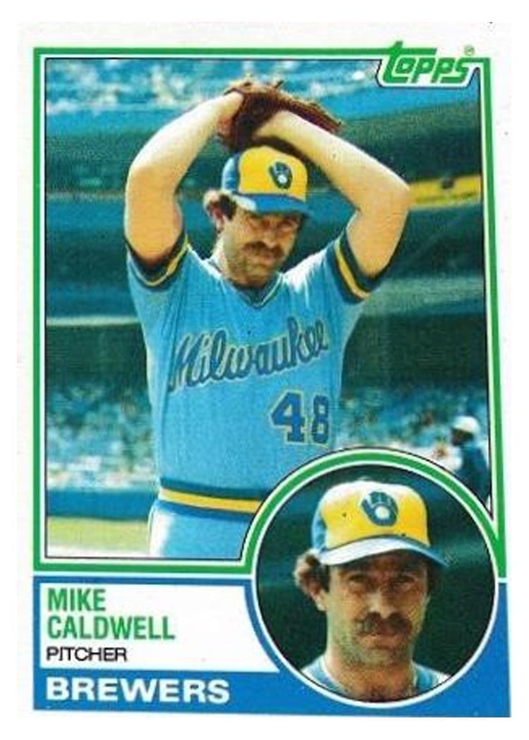 1983 Topps Mike Caldwell #142 card