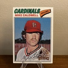 2026 Topps Heritage 50th Anniversary Buybacks Mike Caldwell #452 card
