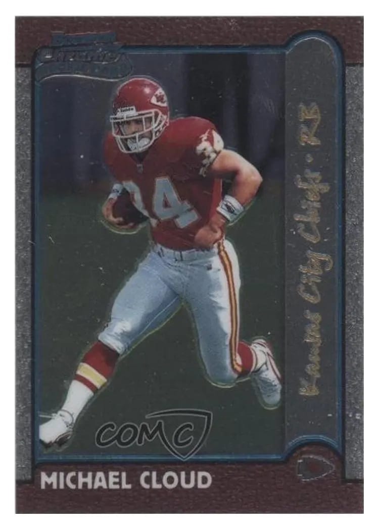 1999 Bowman Chrome Mike Cloud Gold #162 card