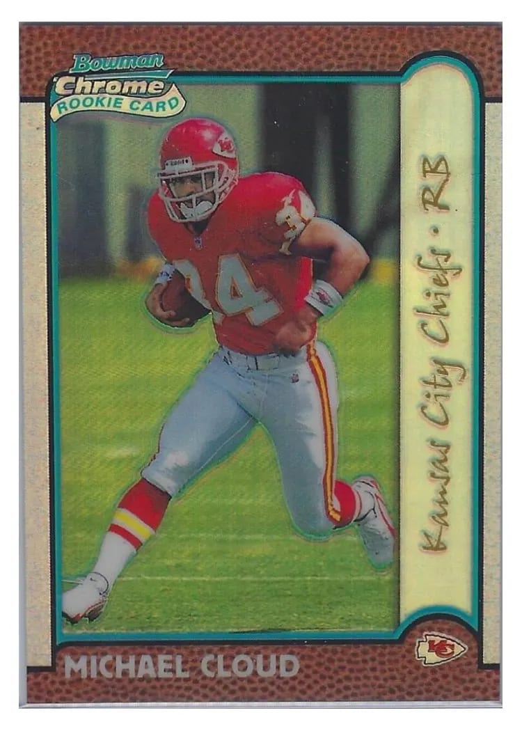 1999 Bowman Chrome Mike Cloud #162 card