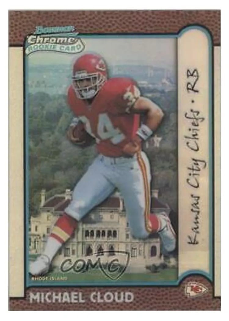 1999 Bowman Chrome Mike Cloud Interstate Refractor #162 card