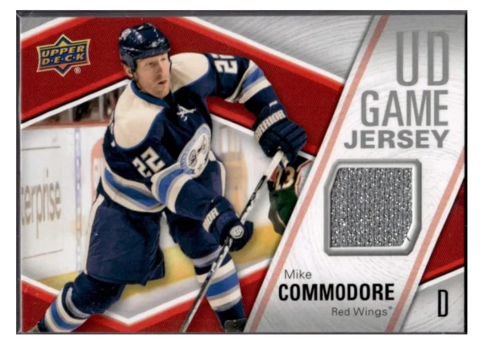 2011 Upper Deck UD Game Jersey Mike Commodore #GJ-MC card