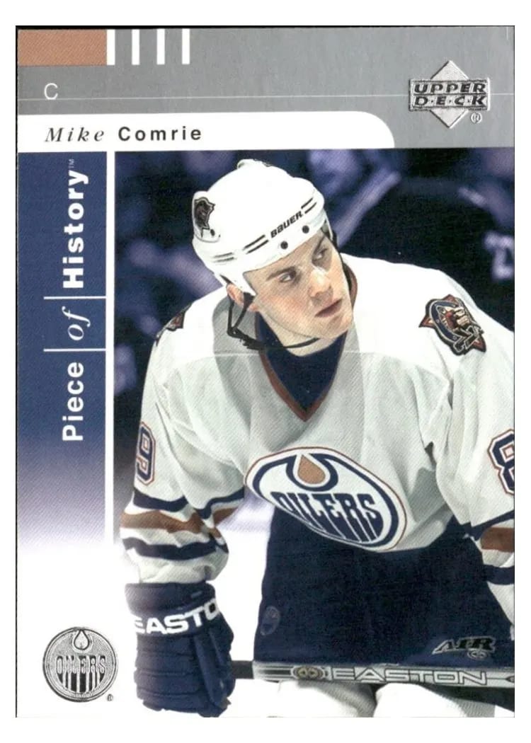 2002 SP Authentic Mike Comrie #37 card