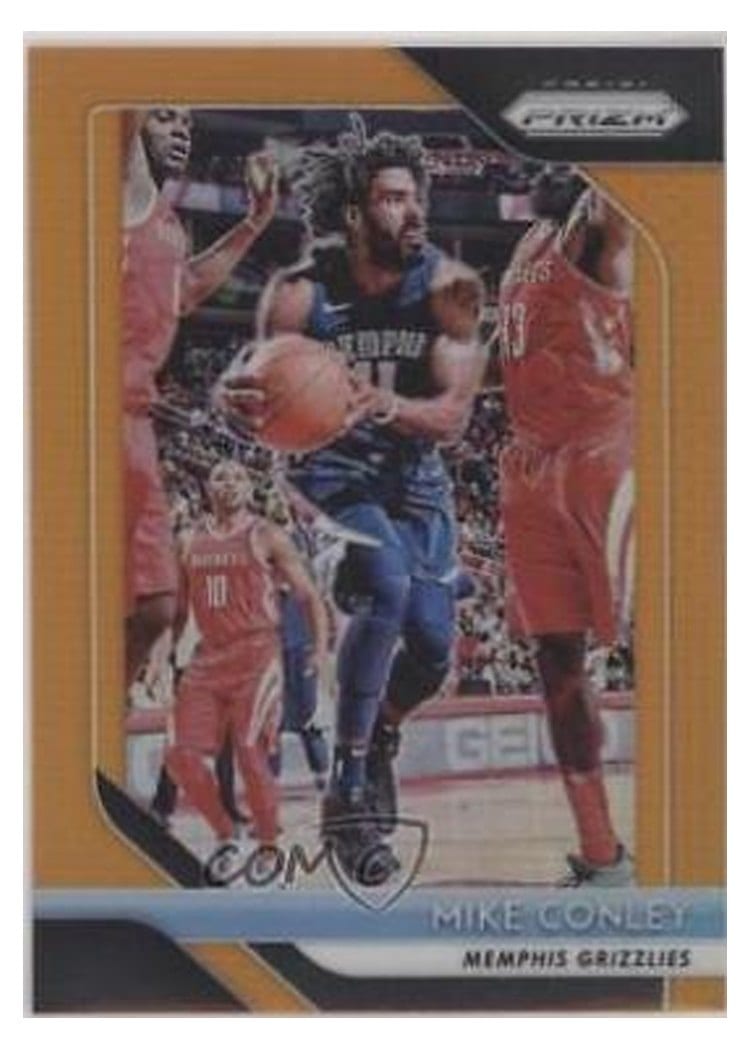 2018-19 Panini Prizm Base Set Mike Conley Orange Prizm #86 card