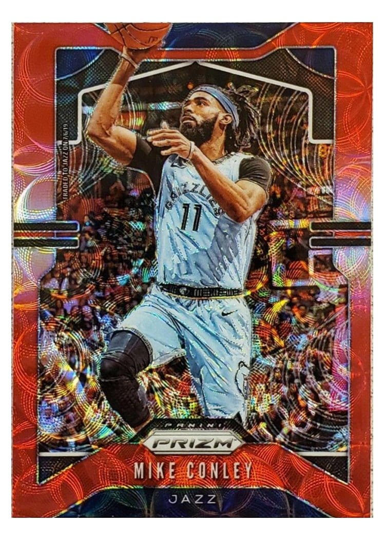2019-20 Panini Prizm Base Set Mike Conley Red Choice Prizm #244 card