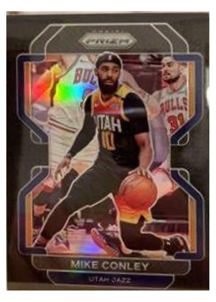 2021-22 Panini Prizm Base Set Mike Conley #117 card