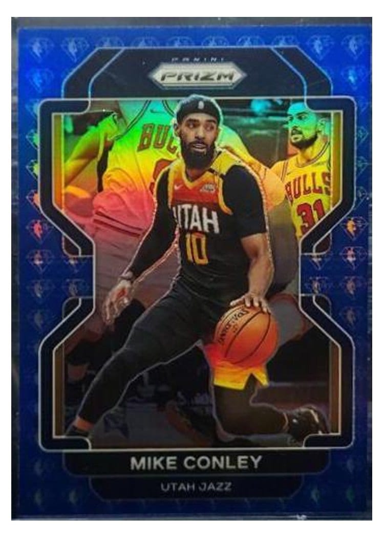 2021-22 Panini Prizm Base Set Mike Conley #117 card