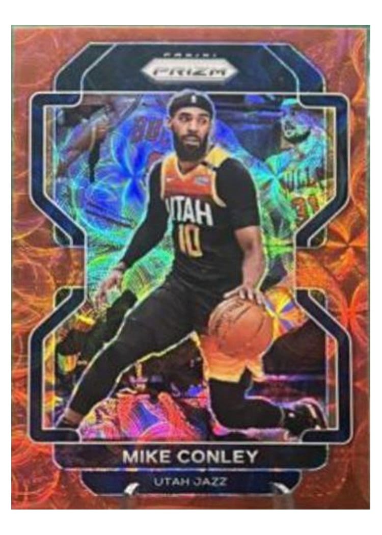 2021-22 Panini Prizm Base Set Mike Conley #117 card
