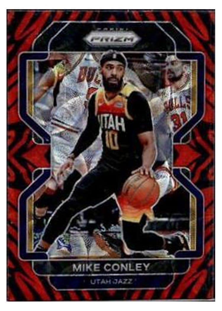 2021-22 Panini Prizm Base Set Mike Conley #117 card