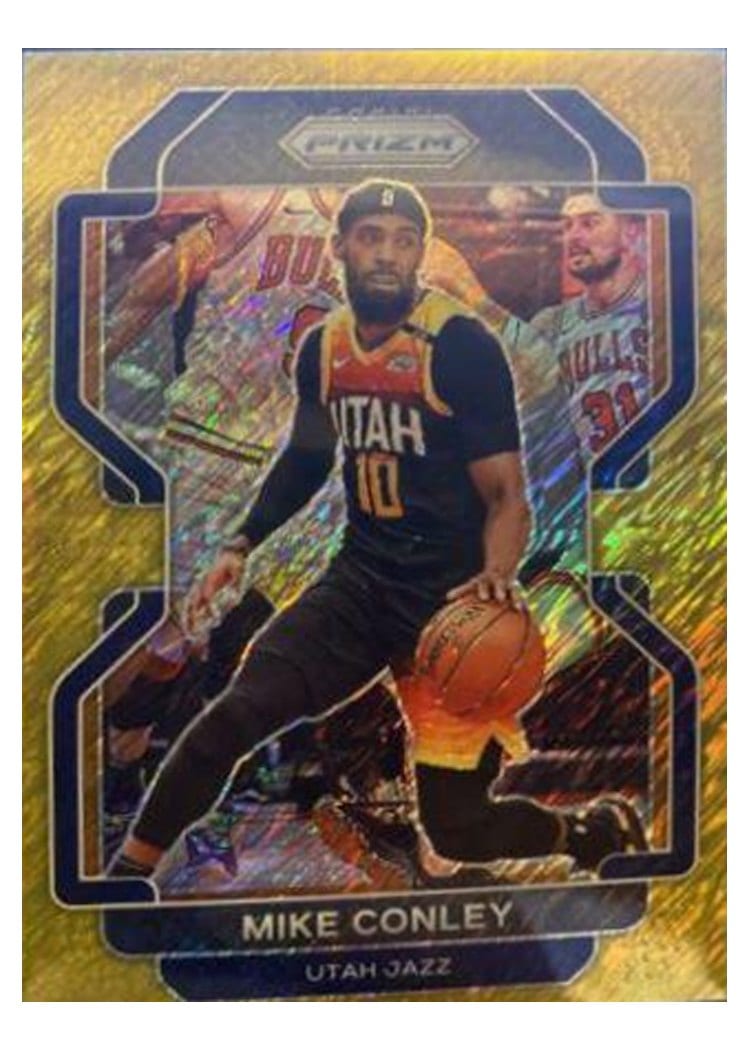 2021-22 Panini Prizm Base Set Mike Conley #117 card