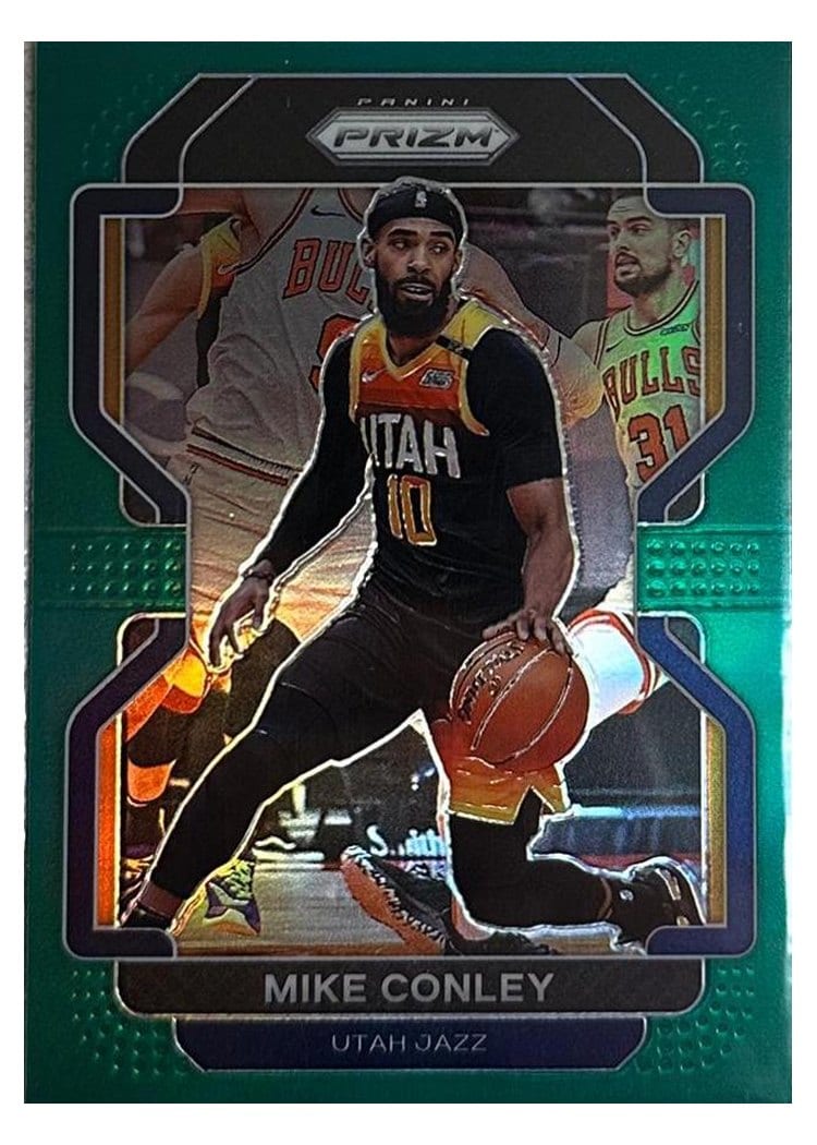 2021-22 Panini Prizm Base Set Mike Conley #117 card