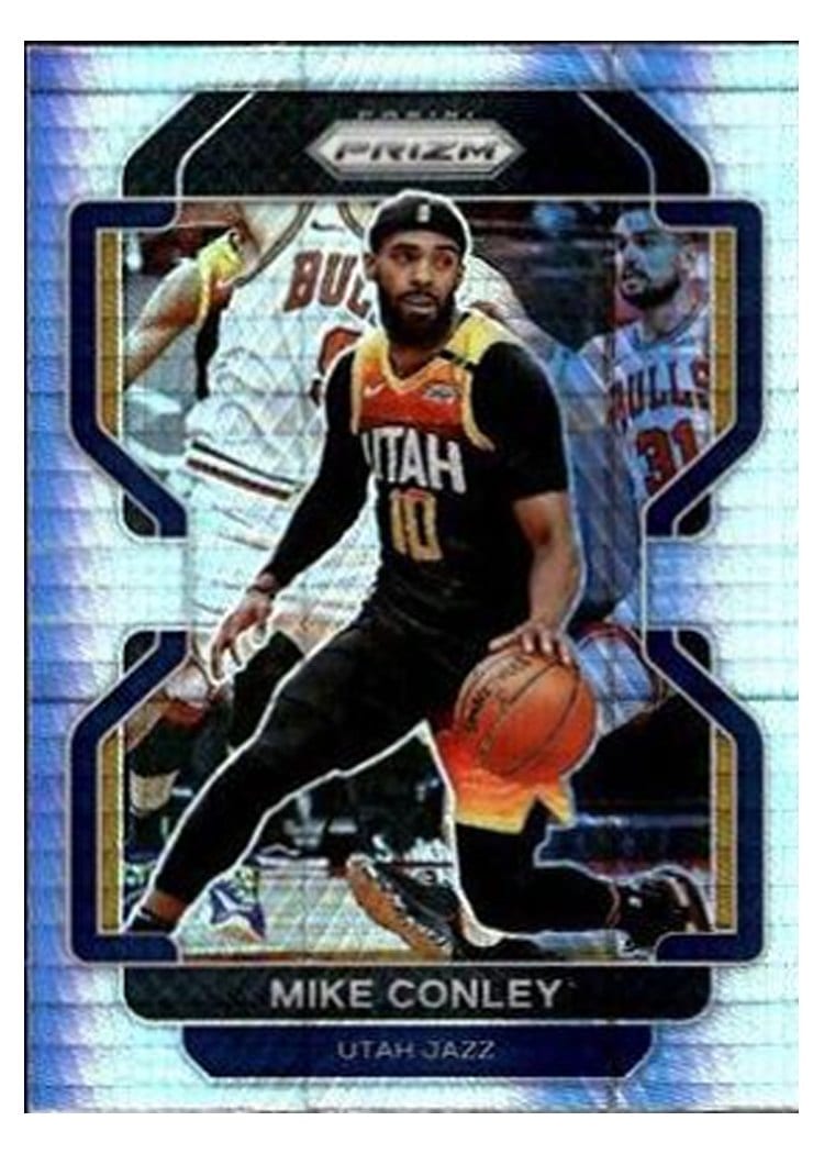 2021-22 Panini Prizm Base Set Mike Conley #117 card