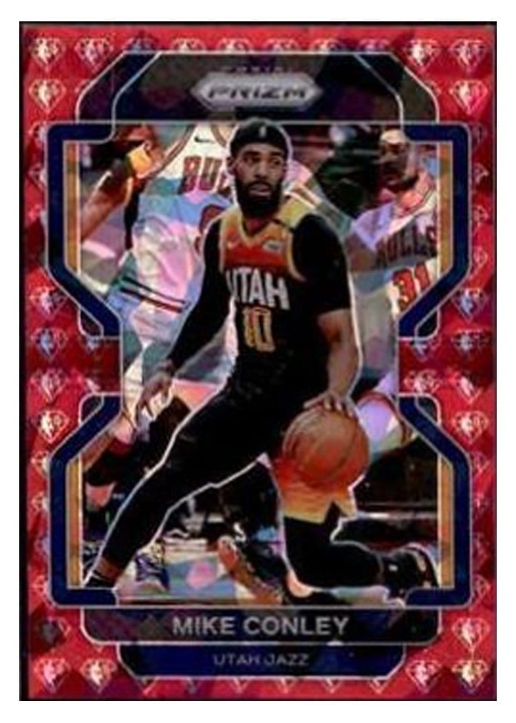2021-22 Panini Prizm Base Set Mike Conley #117 card
