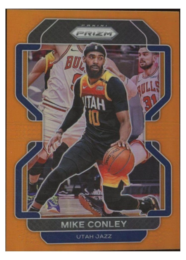 2021-22 Panini Prizm Base Set Mike Conley #117 card