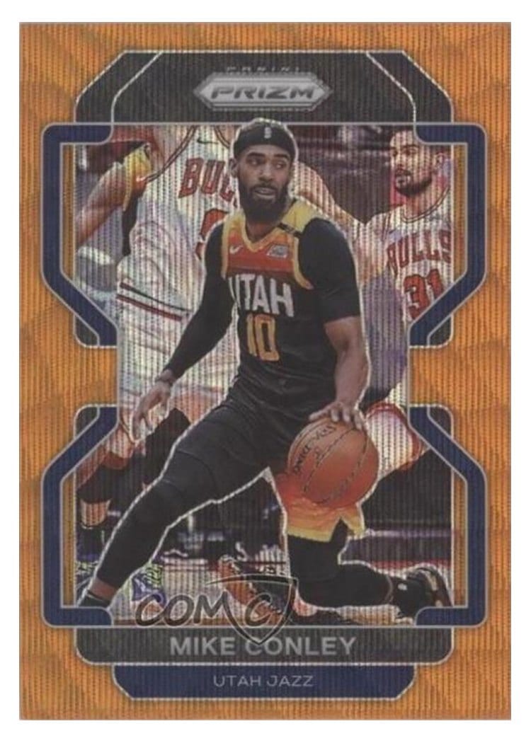 2021-22 Panini Prizm Base Set Mike Conley #117 card