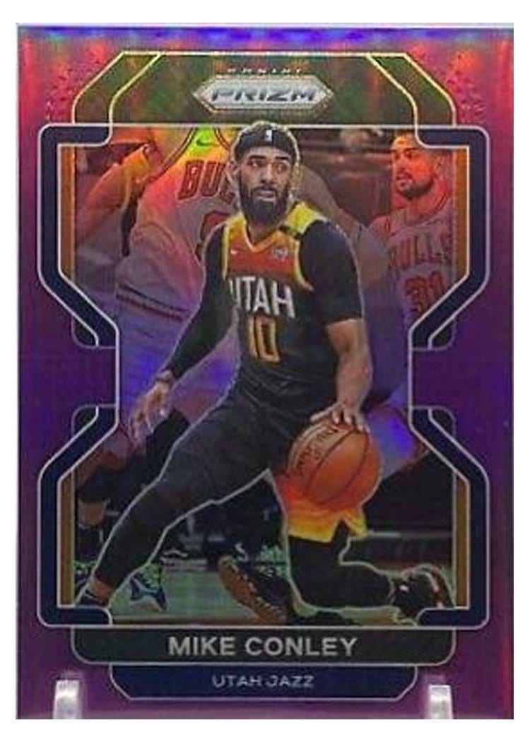 2021-22 Panini Prizm Base Set Mike Conley #117 card