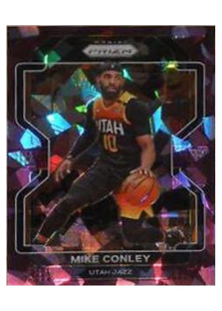 2021-22 Panini Prizm Base Set Mike Conley #117 card