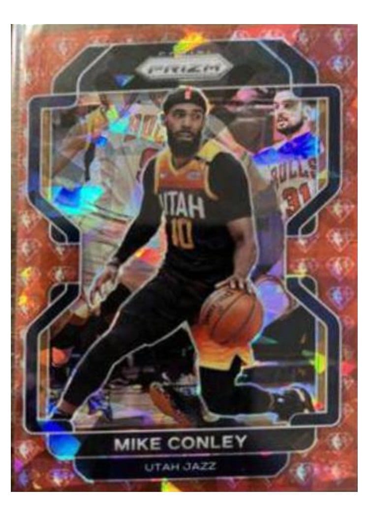 2021-22 Panini Prizm Base Set Mike Conley #117 card