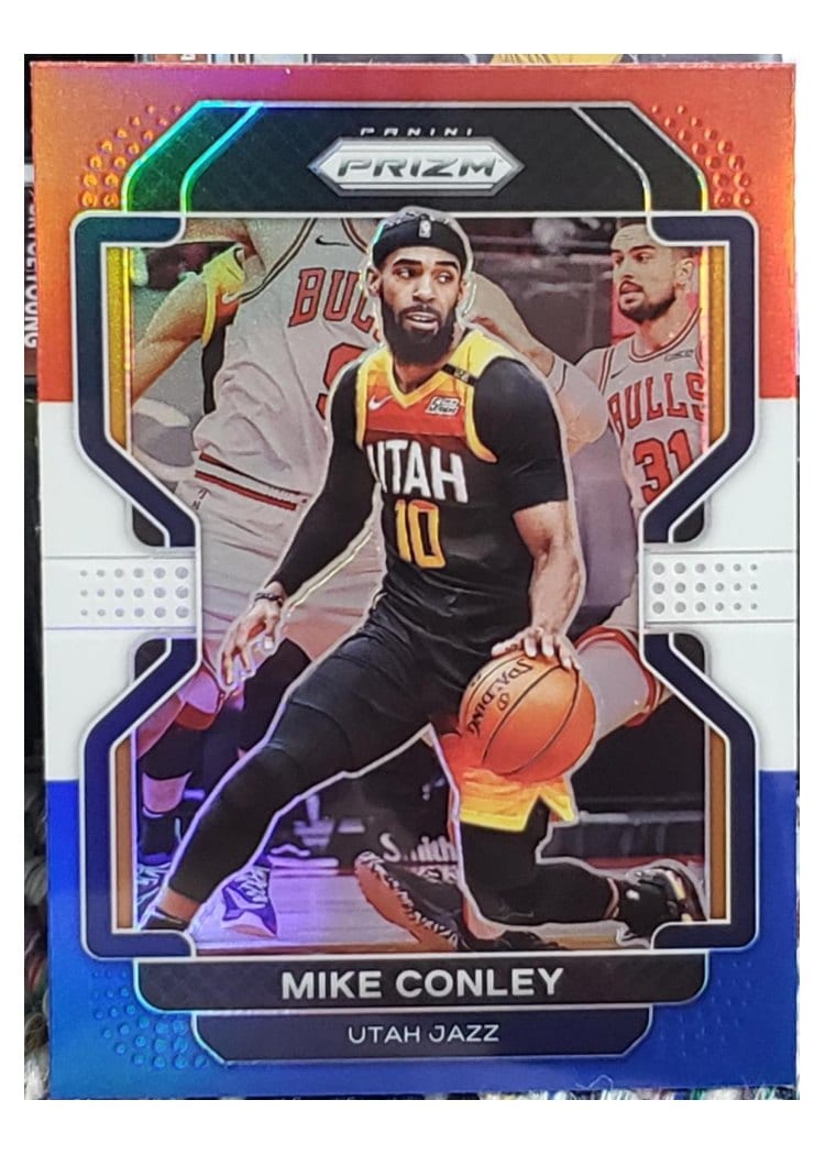 2021-22 Panini Prizm Base Set Mike Conley #117 card