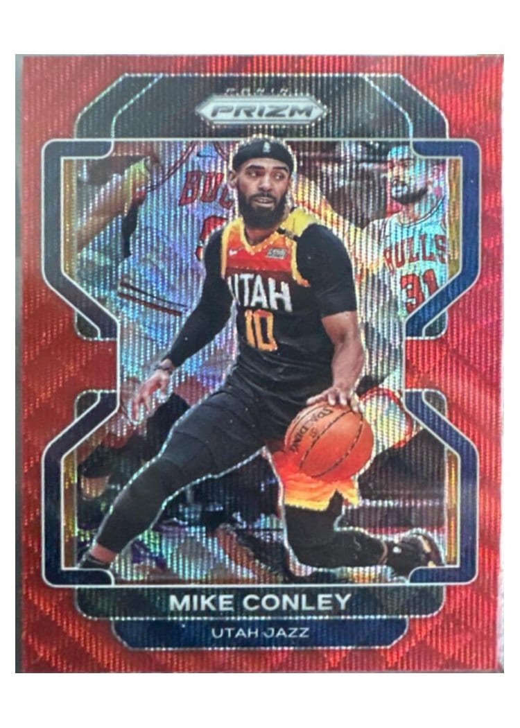 2021-22 Panini Prizm Base Set Mike Conley #117 card