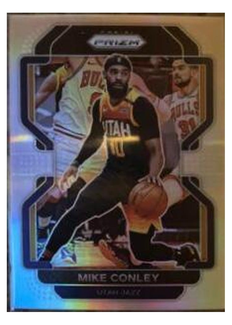 2021-22 Panini Prizm Base Set Mike Conley #117 card