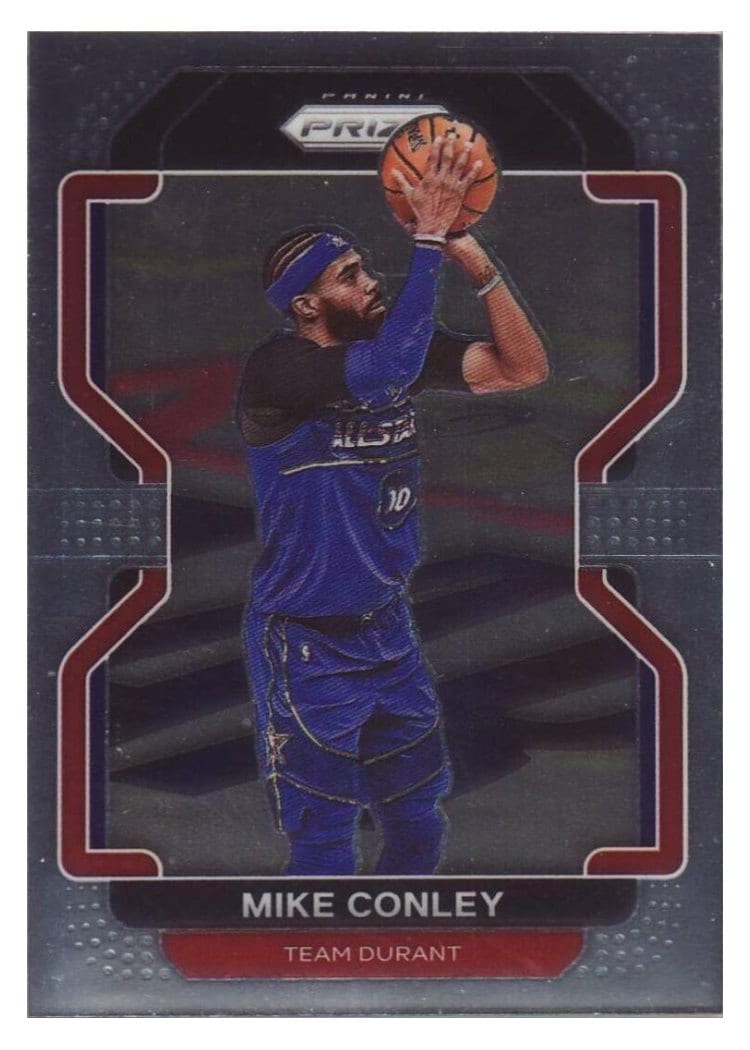 2021-22 Panini Prizm Base Set Mike Conley #117 card