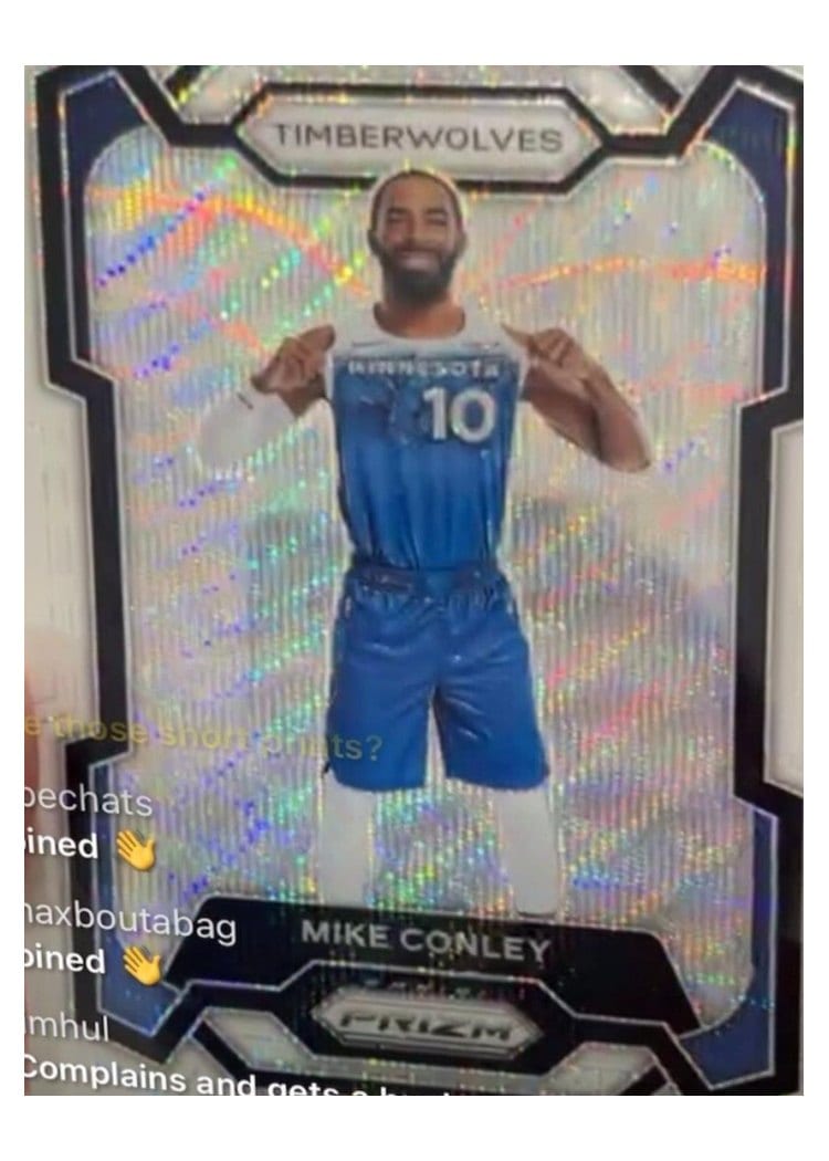 2023-24 Panini Prizm Base Set Mike Conley #57 card