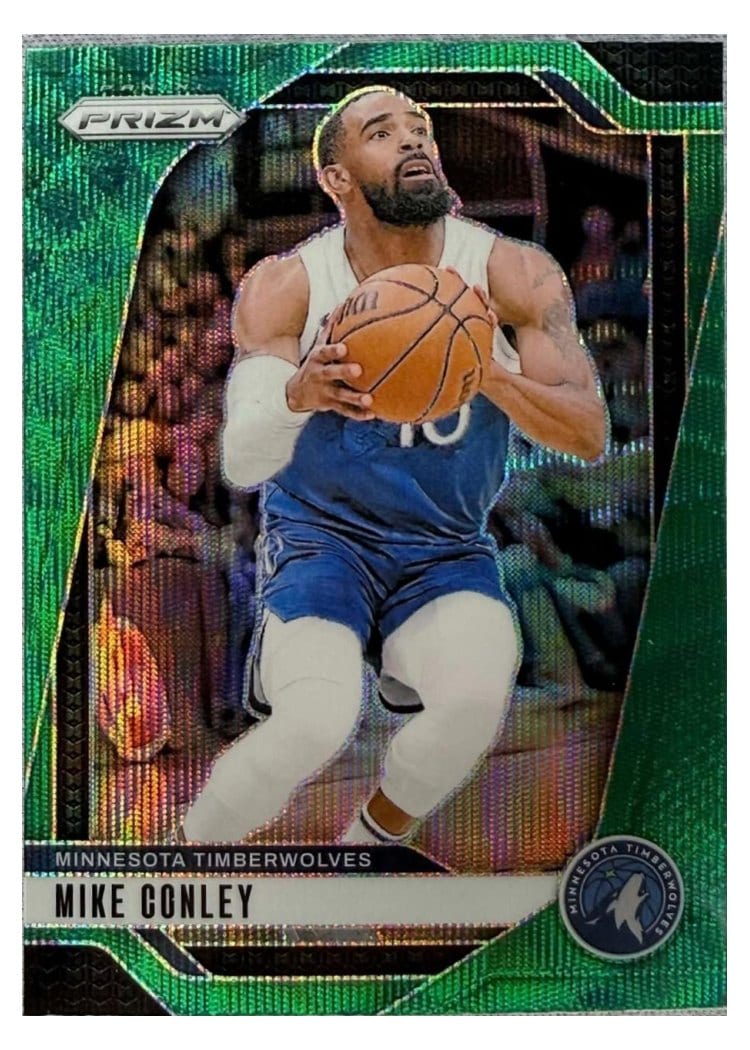 2024-25 Panini Prizm Base Set Mike Conley #137 card