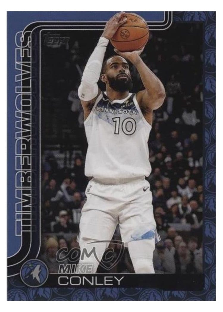 2025-26 Topps Base Set Mike Conley Team Border #112 card