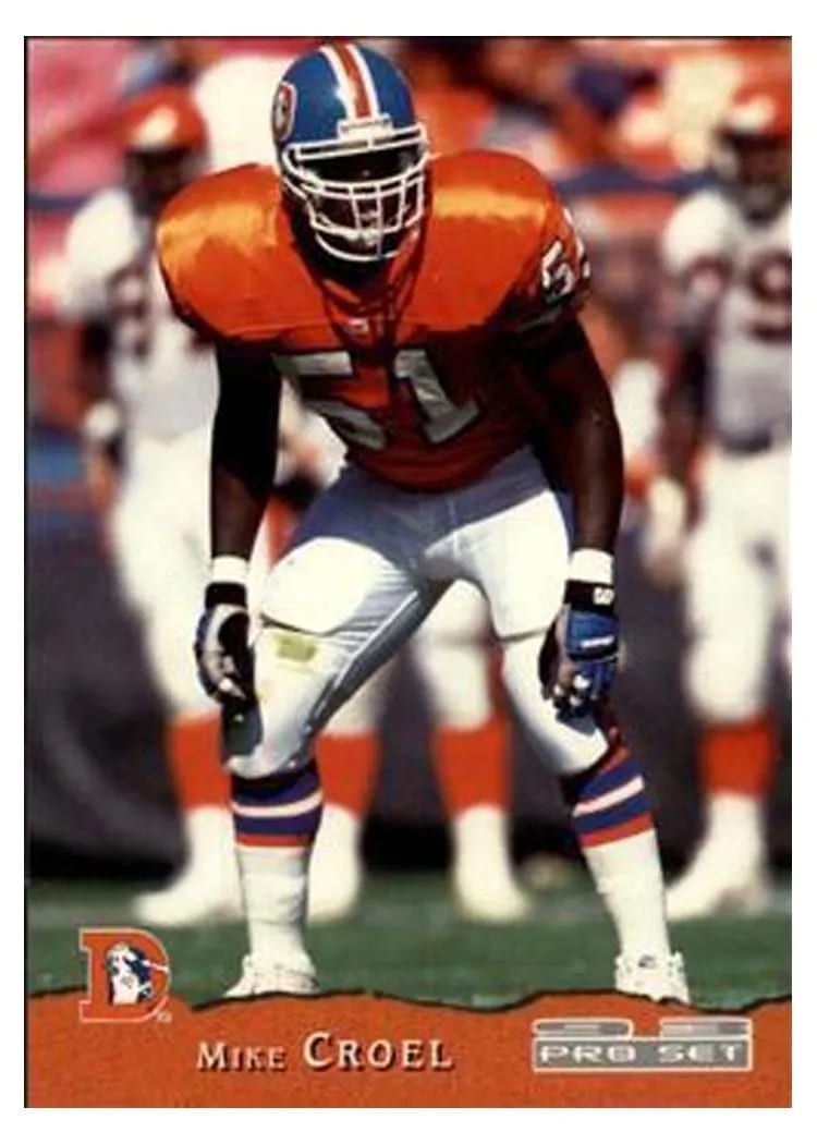 1993 Pro Set Mike Croel #122 card