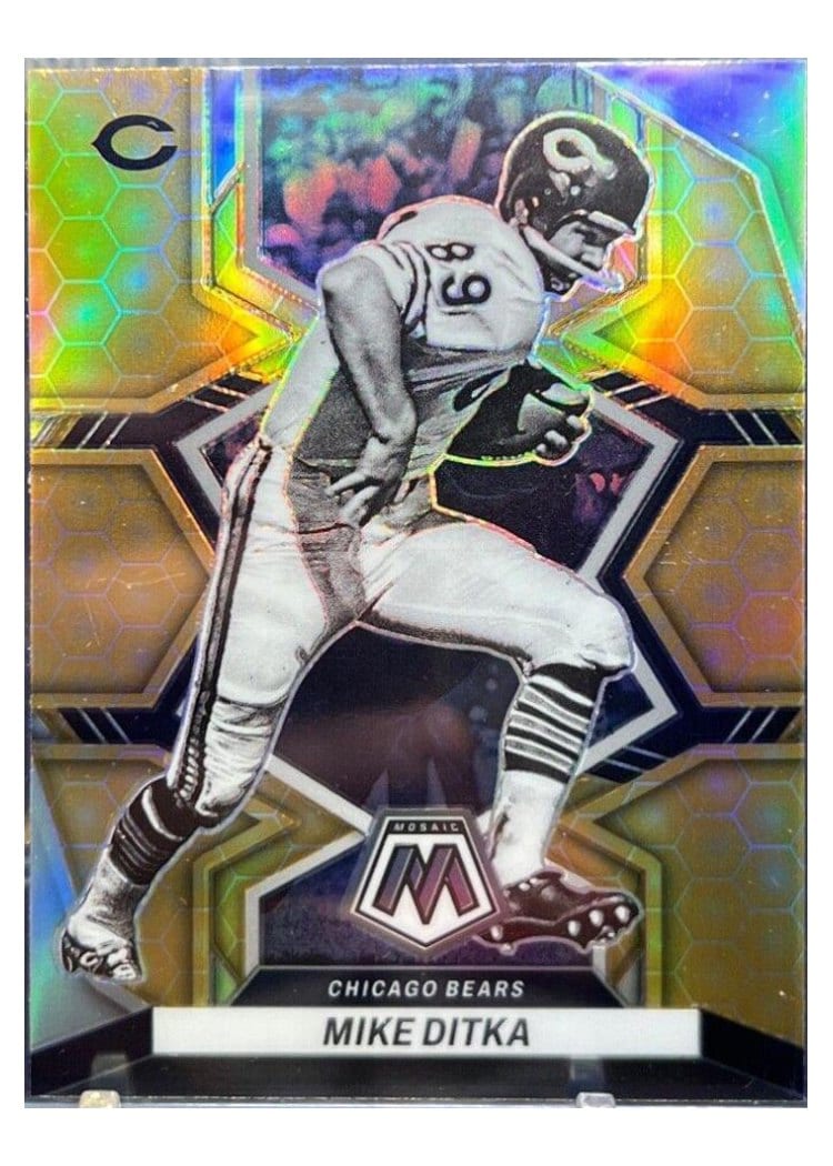 2022 Panini Mosaic Base Set Mike Ditka #38 card
