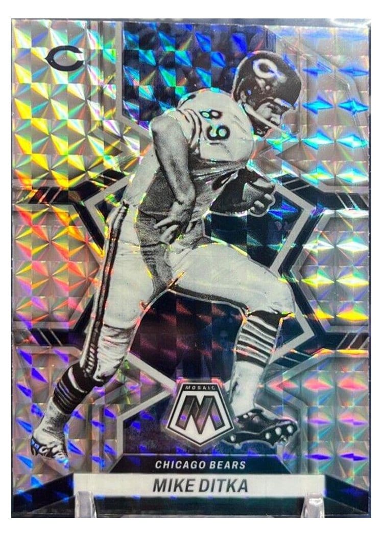 2022 Panini Mosaic Base Set Mike Ditka #38 card