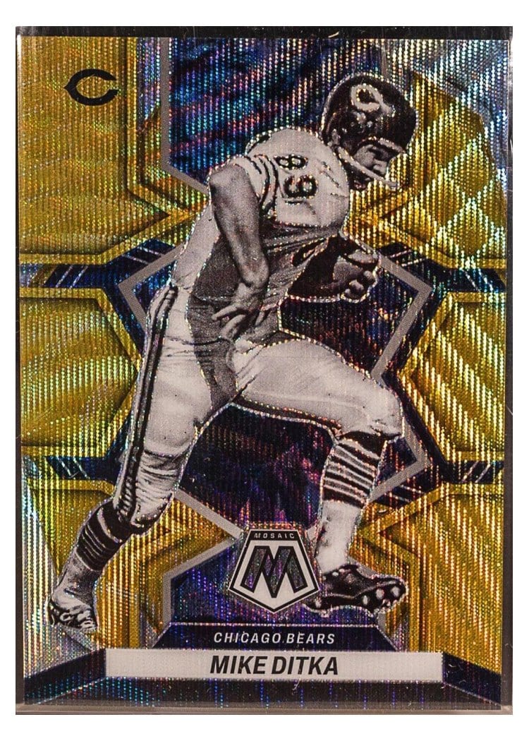 2022 Panini Mosaic Base Set Mike Ditka #38 card